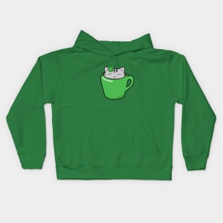 St Patrick's day cat Kids Hoodie